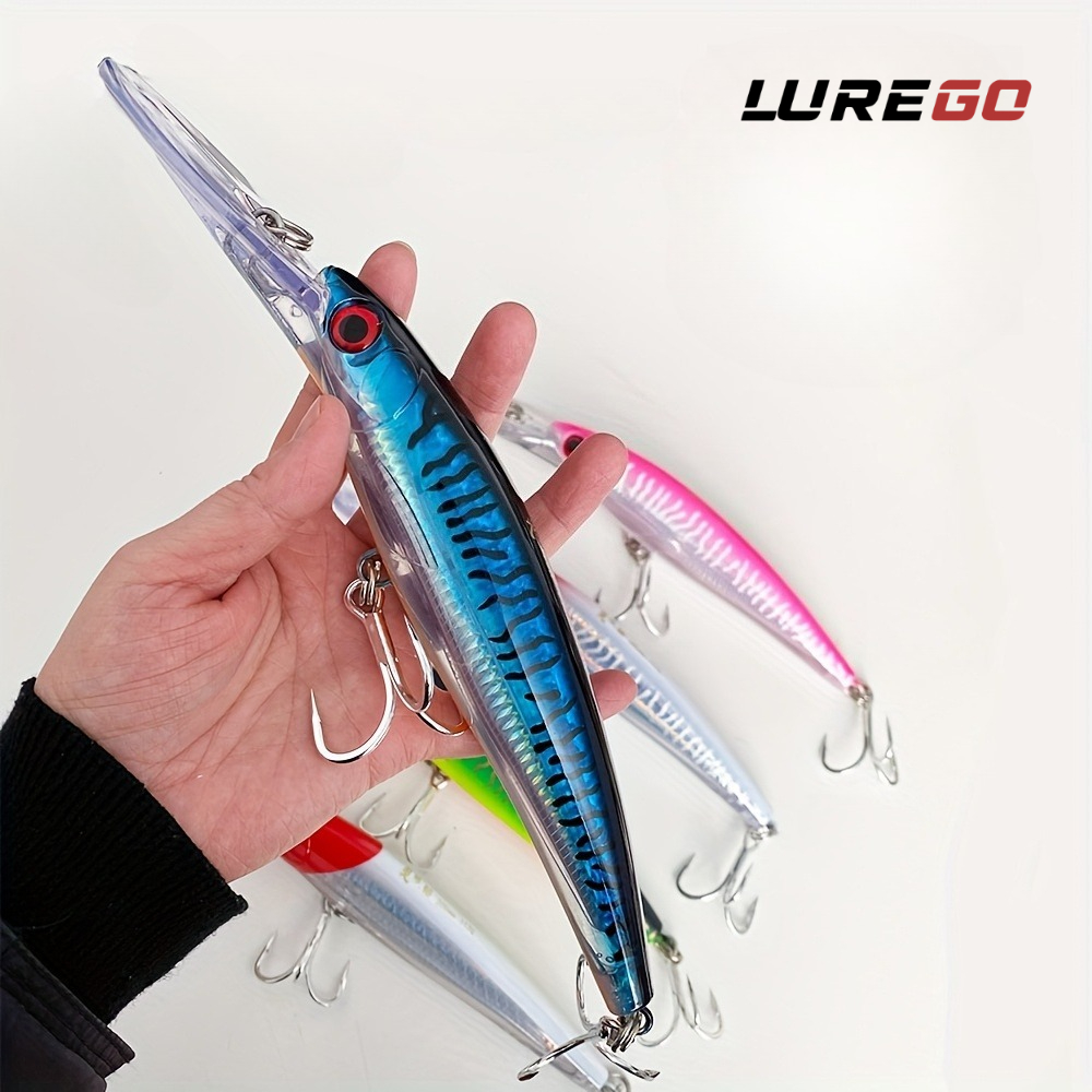 Fishing Hook Size - 1PC 67g/117g Trolling Minnow Lure-Heavy Duty