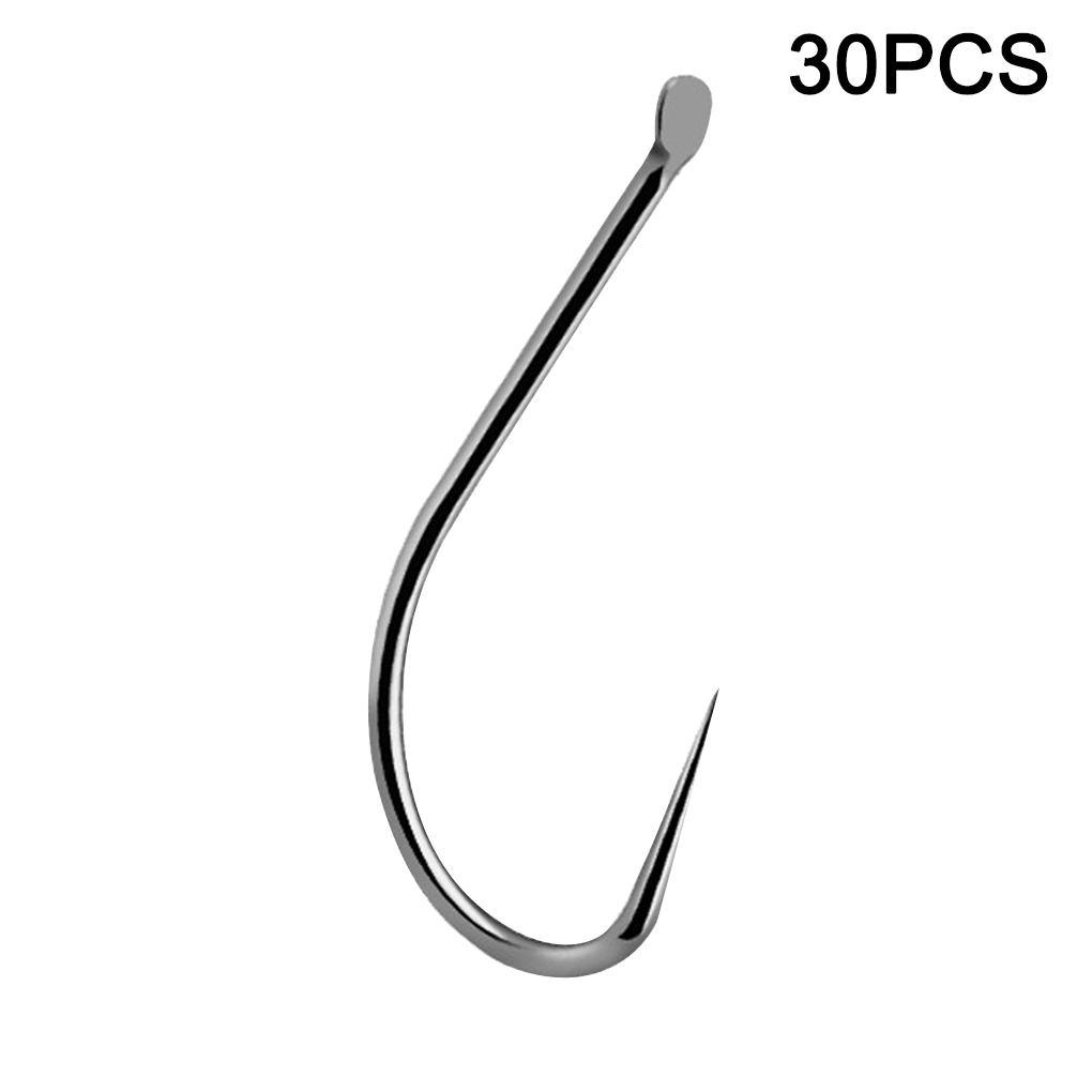 30 Pcs Titanium Alloy Hook No  - огляд і ціна Fishing Hook Barbless