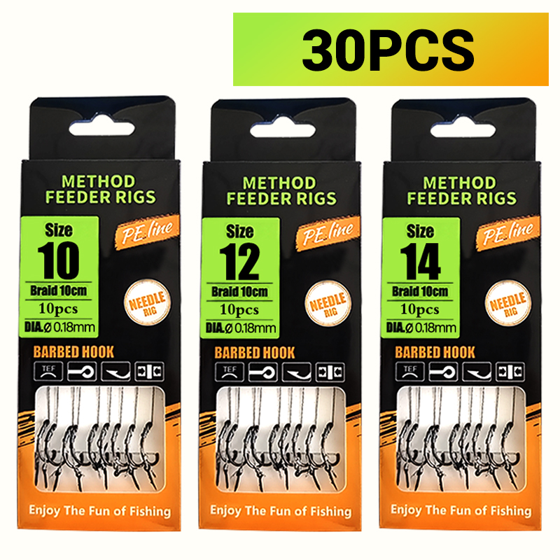 Carp Fishing Rigs Pre Tied, Me - огляд і ціна Fishing Hook Barbless