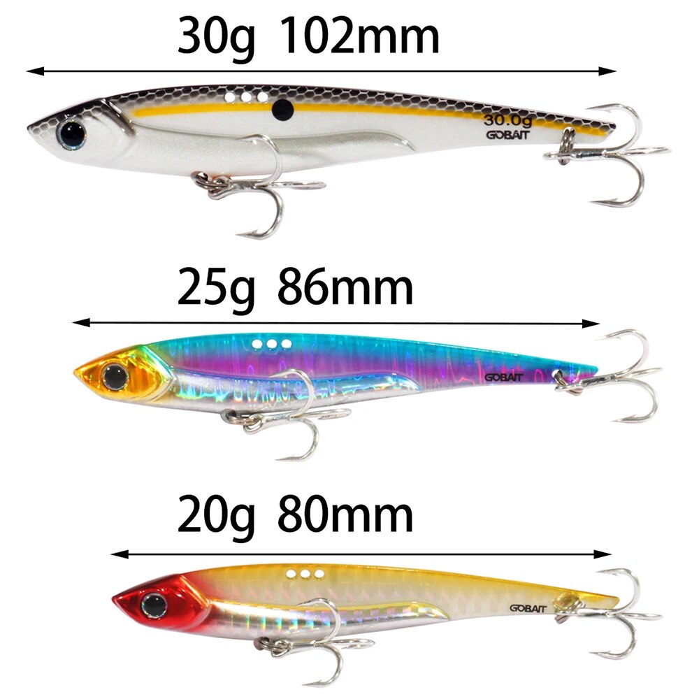 GOBAIT VIB Fishing Lure 20g 25 - огляд і ціна Fishing Hook Treble