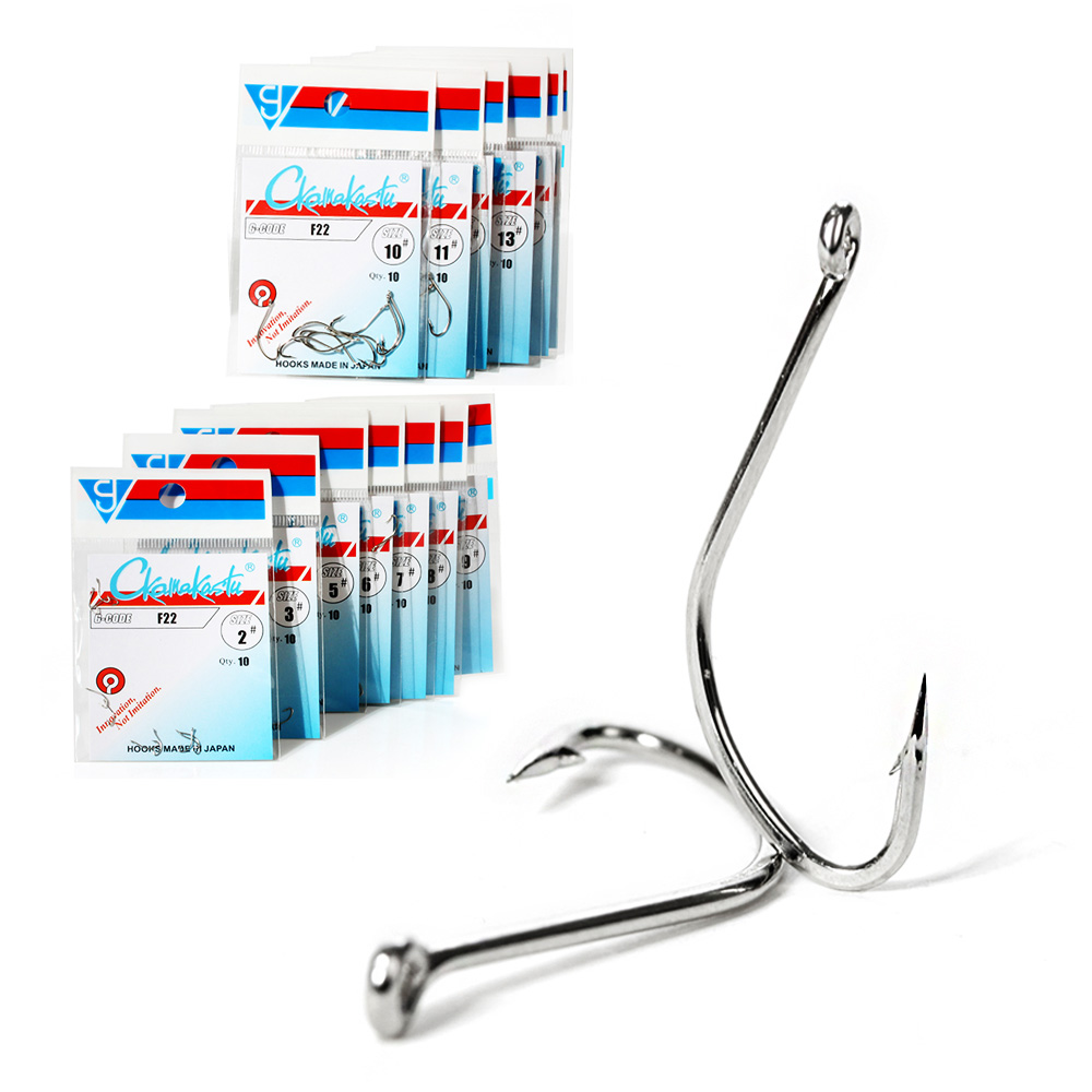 Ckamakastu F22 White Saltwater - огляд і ціна Fishing Hook Barbless