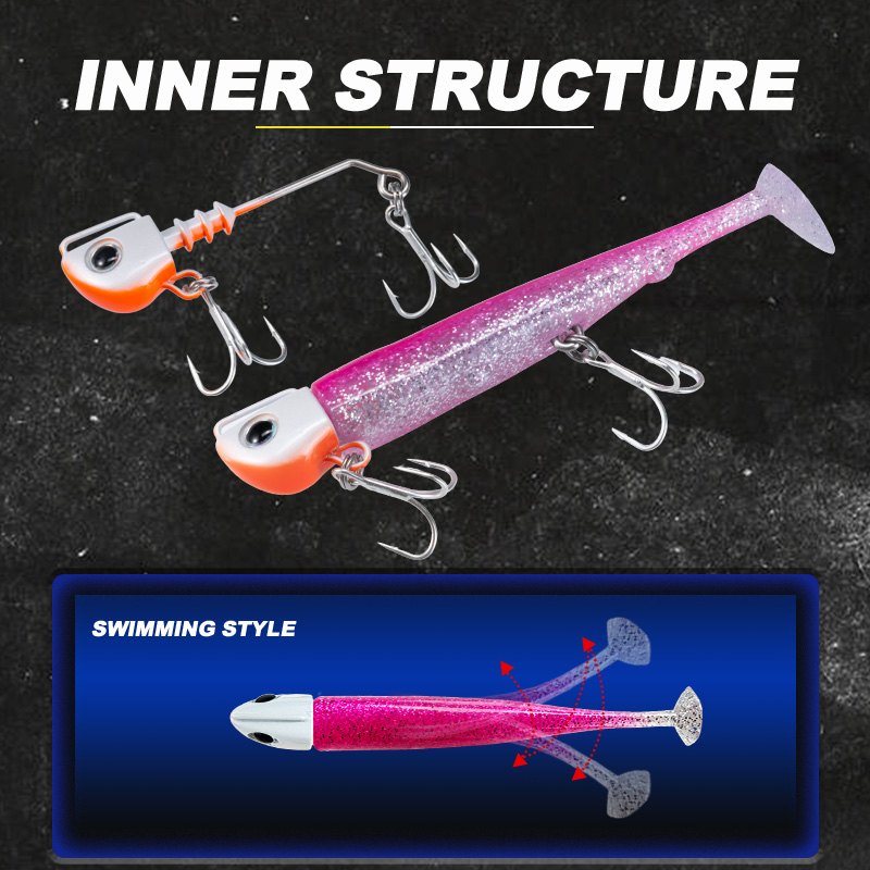 D1 110mm 34g Sinking Metal Jig - огляд і ціна Fishing Hook Treble
