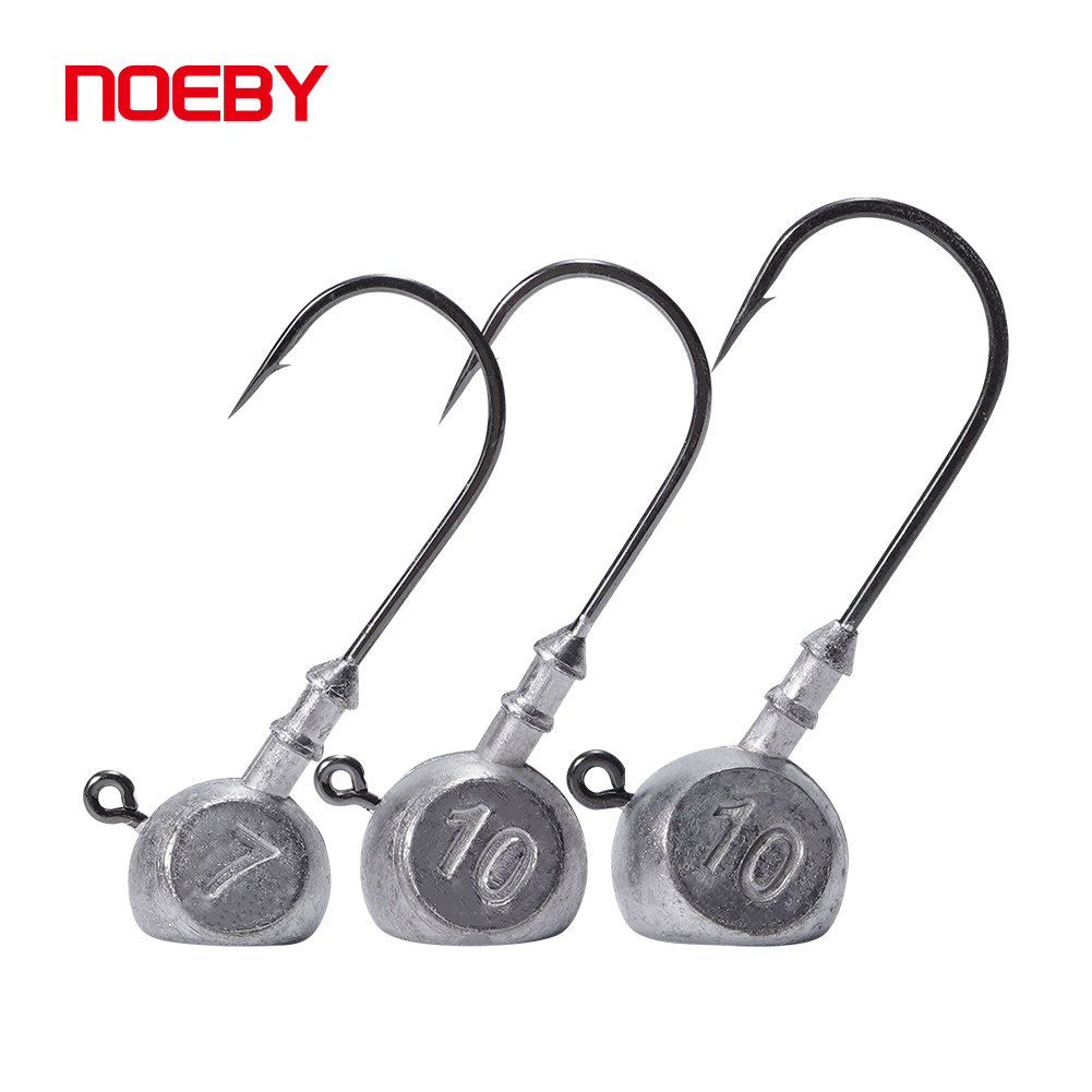 Noeby Jig Head 7g 10g 1/0 2/0  - огляд і ціна Fishing Hook Offset