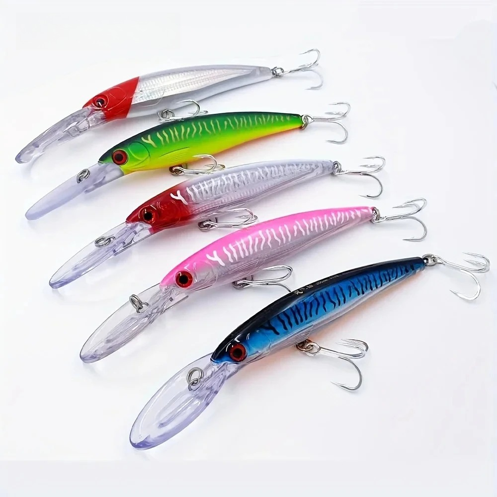 1PC  67g/117g Trolling Minnow  - огляд і ціна Fishing Hook Size