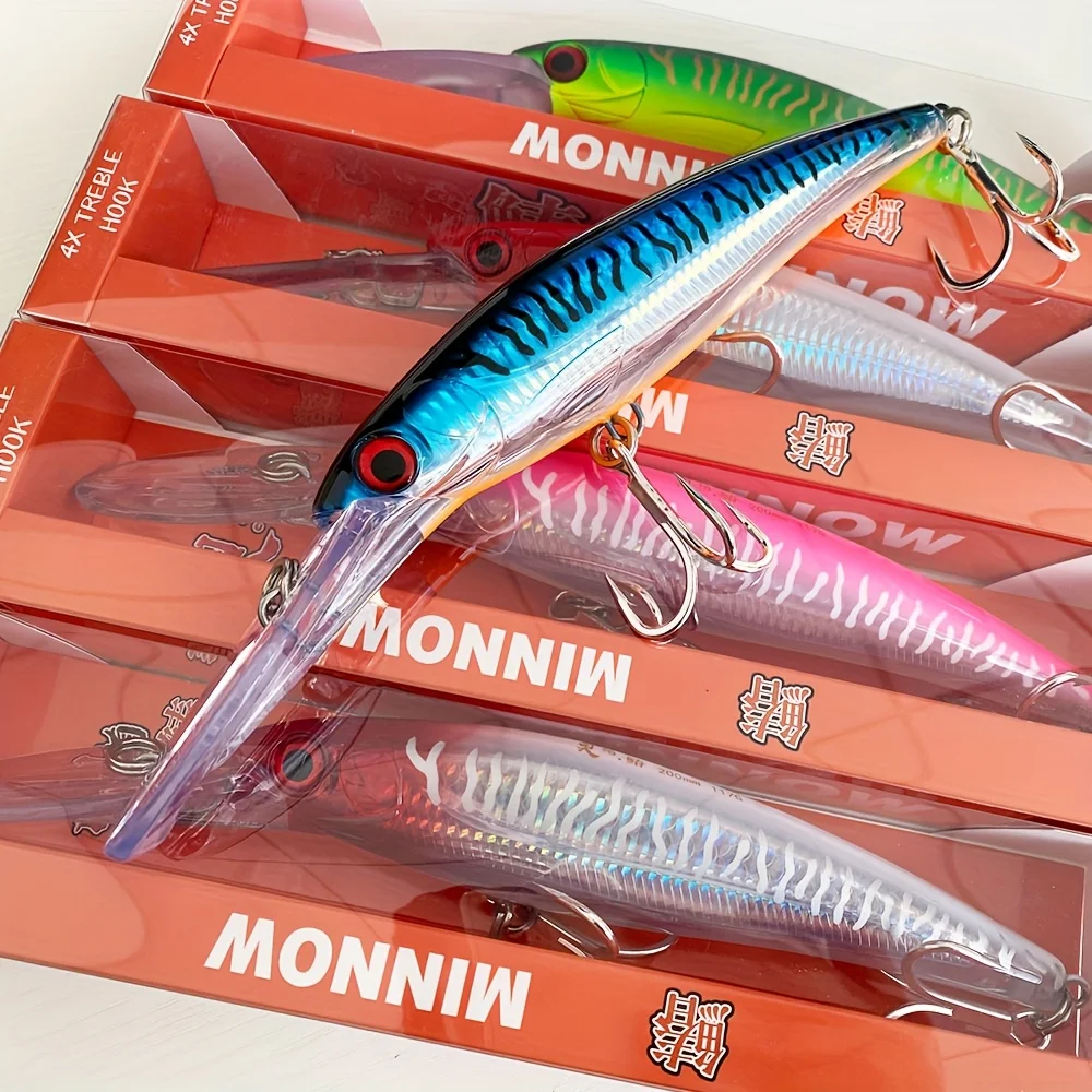 1PC  67g/117g Trolling Minnow  - огляд і ціна Fishing Hook Size