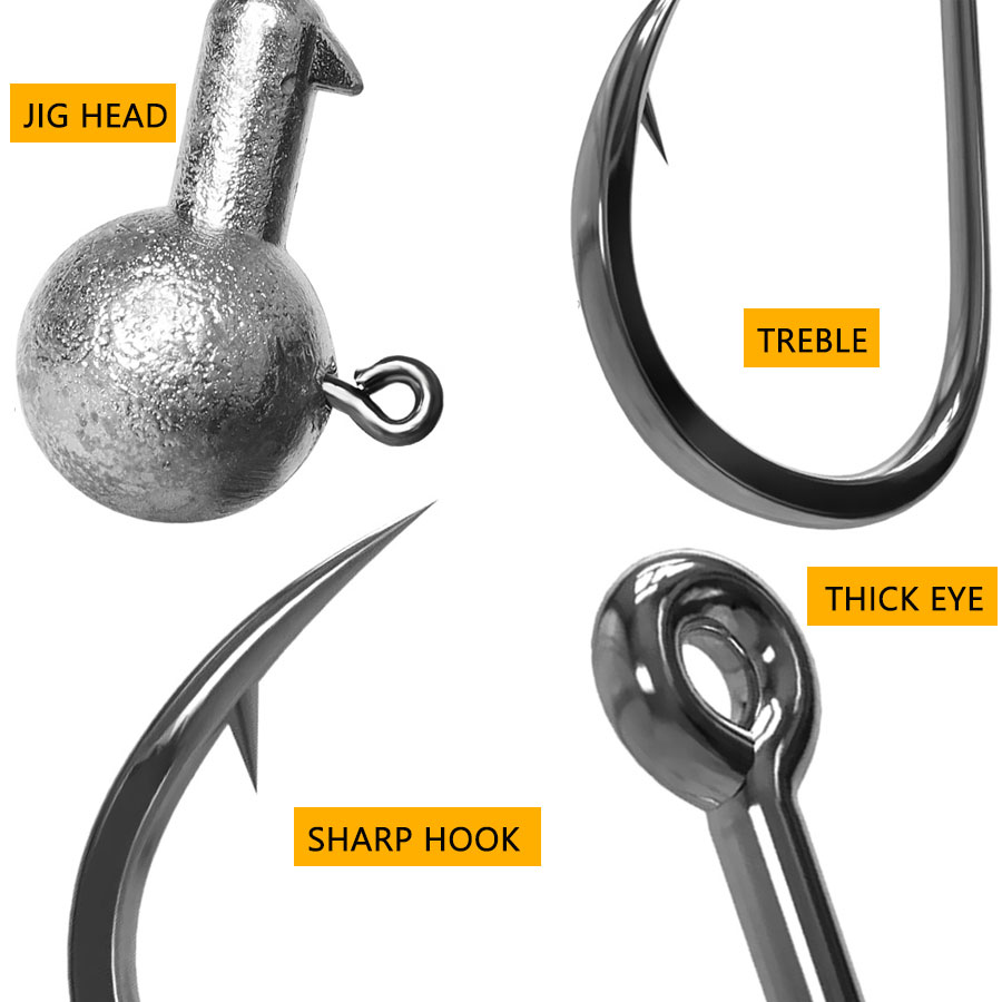 1g 2g 3g 4g 5g 10g 20g 22g 25g - огляд і ціна Fishing Hook Offset