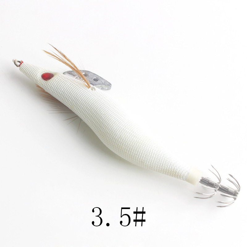 1PCS  Luminous Squid Jigs  Whi - огляд і ціна Fishing Hook Size