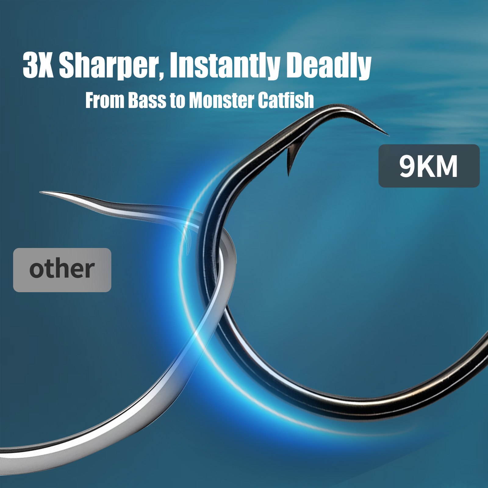 9KM Fishing Circle Hook 25-50p - огляд і ціна Fishing Hook Circle