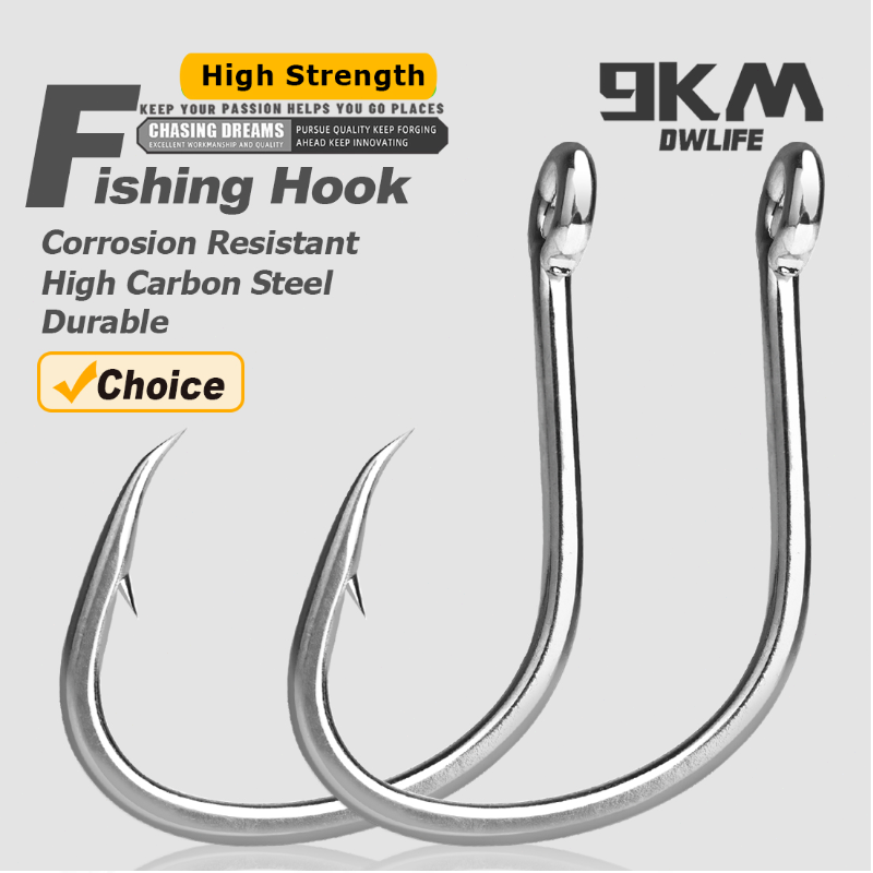 9KM Fishing Hooks Saltwater Li - огляд і ціна Fishing Hook Barbless