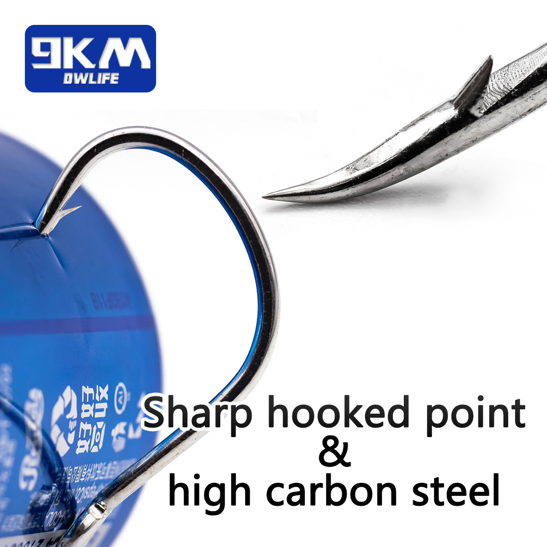 9KM Fishing Hooks Saltwater Li - огляд і ціна Fishing Hook Barbless