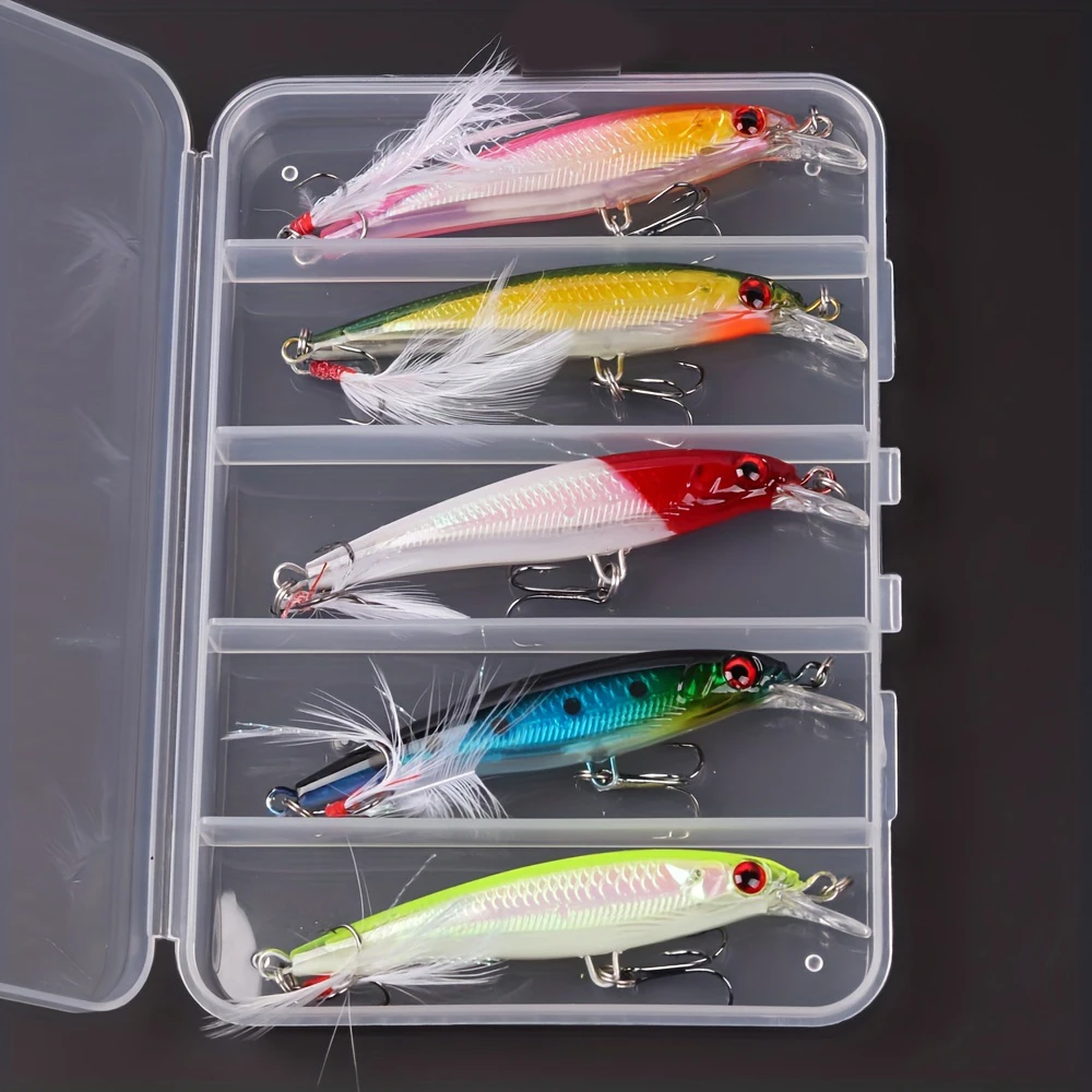 5pcs/box Laser 3D Eyes Bionic  - огляд і ціна Fishing Hook Treble