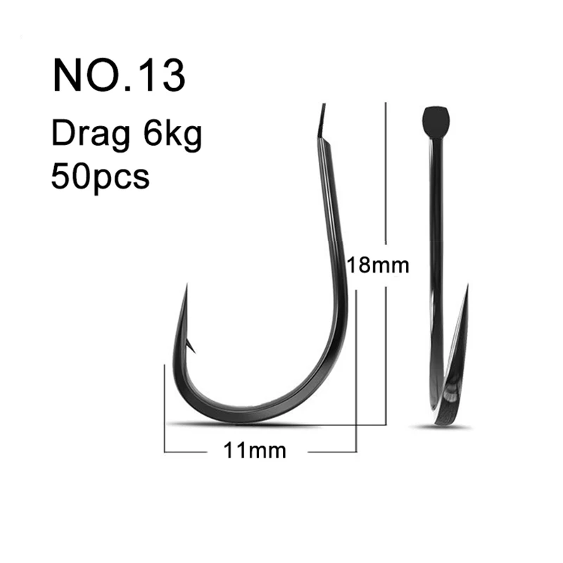 50PCS Small Fishing Hooks High - огляд і ціна Fishing Hook Barbless
