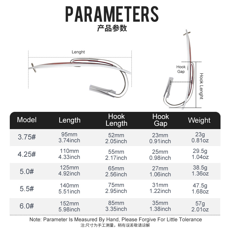 TEASER Single-Hook Large Metal - огляд і ціна Fishing Hook Size